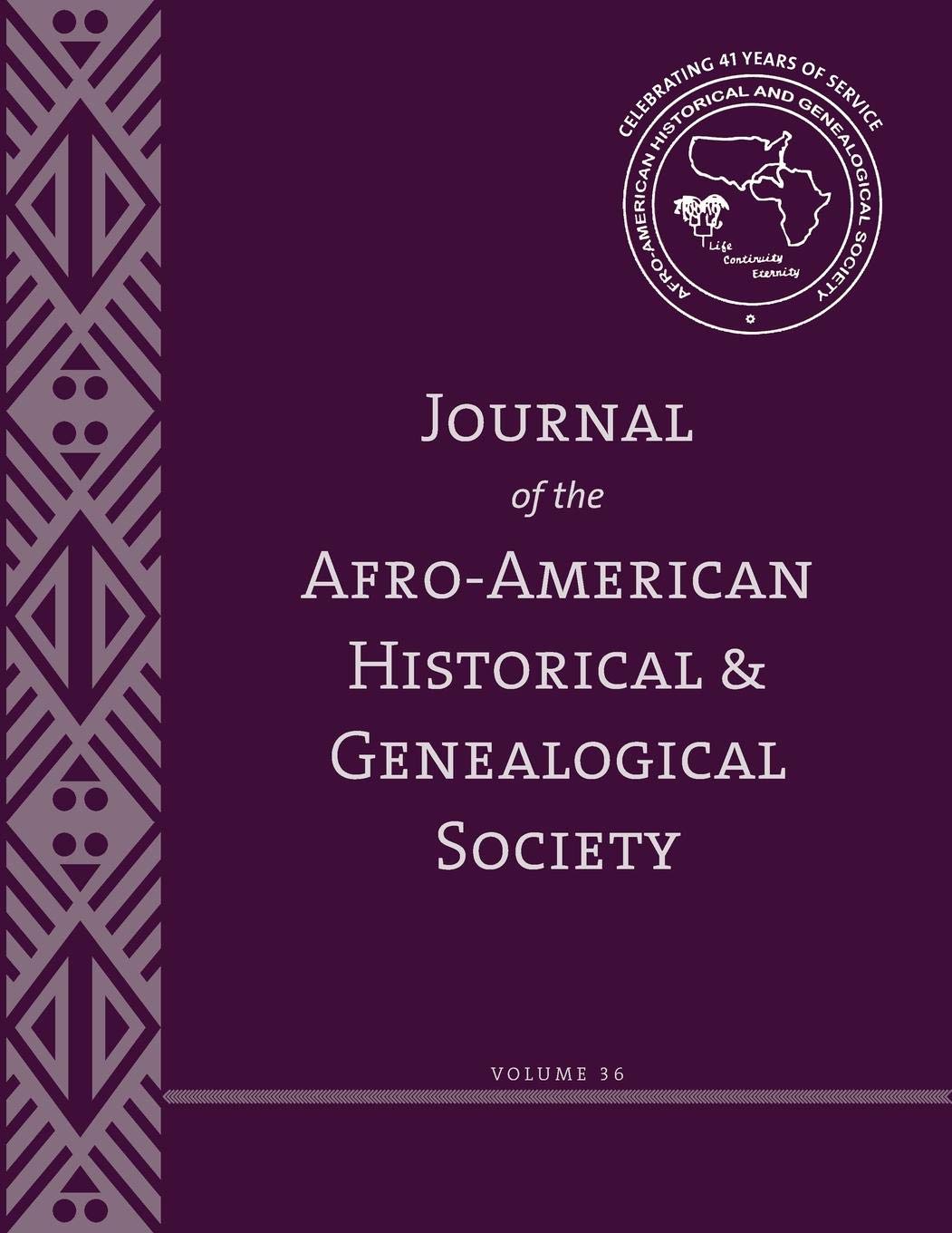 Journal of the Afro-American Historical and Genealogical Society