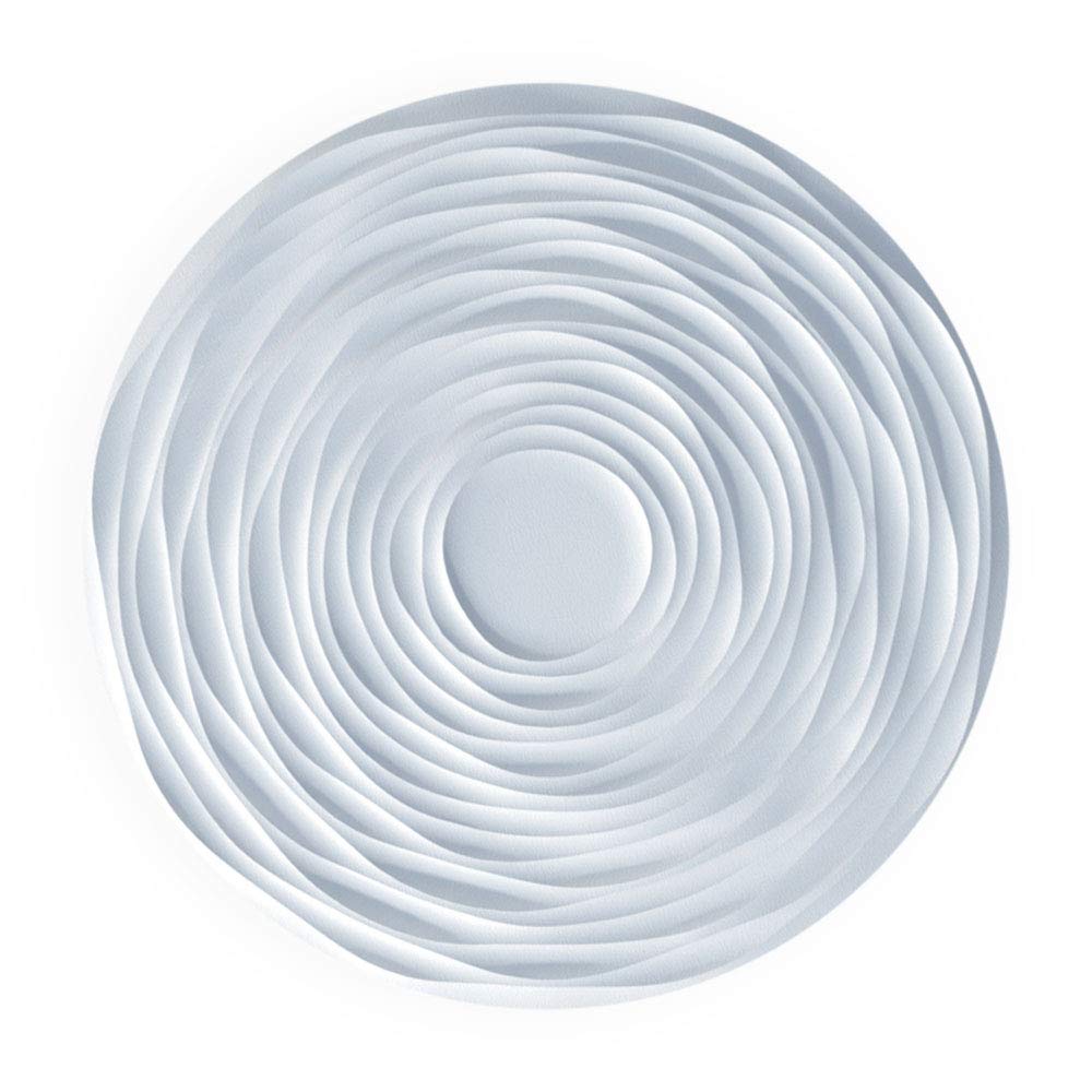 A la Maison Ceilings ROZAP-pw Rose DIY Glue-up Foam Ceiling Medallion, White