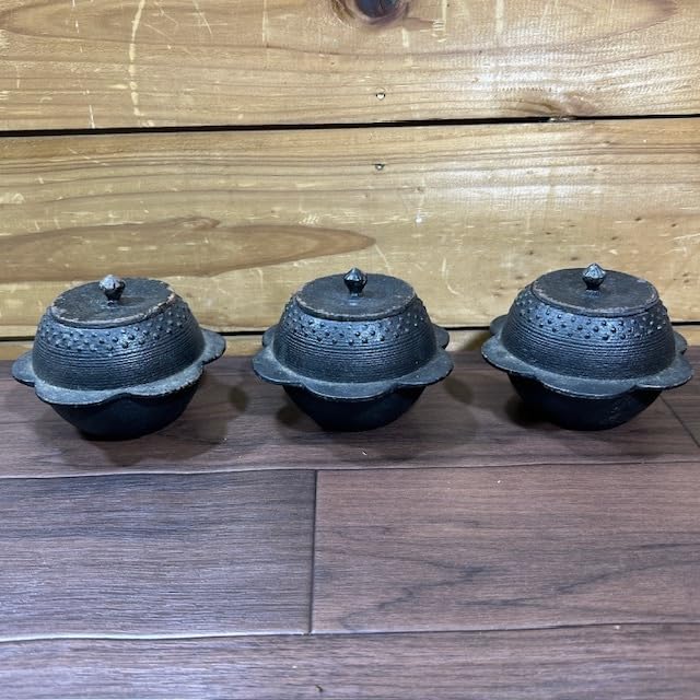 Amazon.co.jp: インテリア 南部鉄器 小物入れ ミニチュア 3点 : ホーム