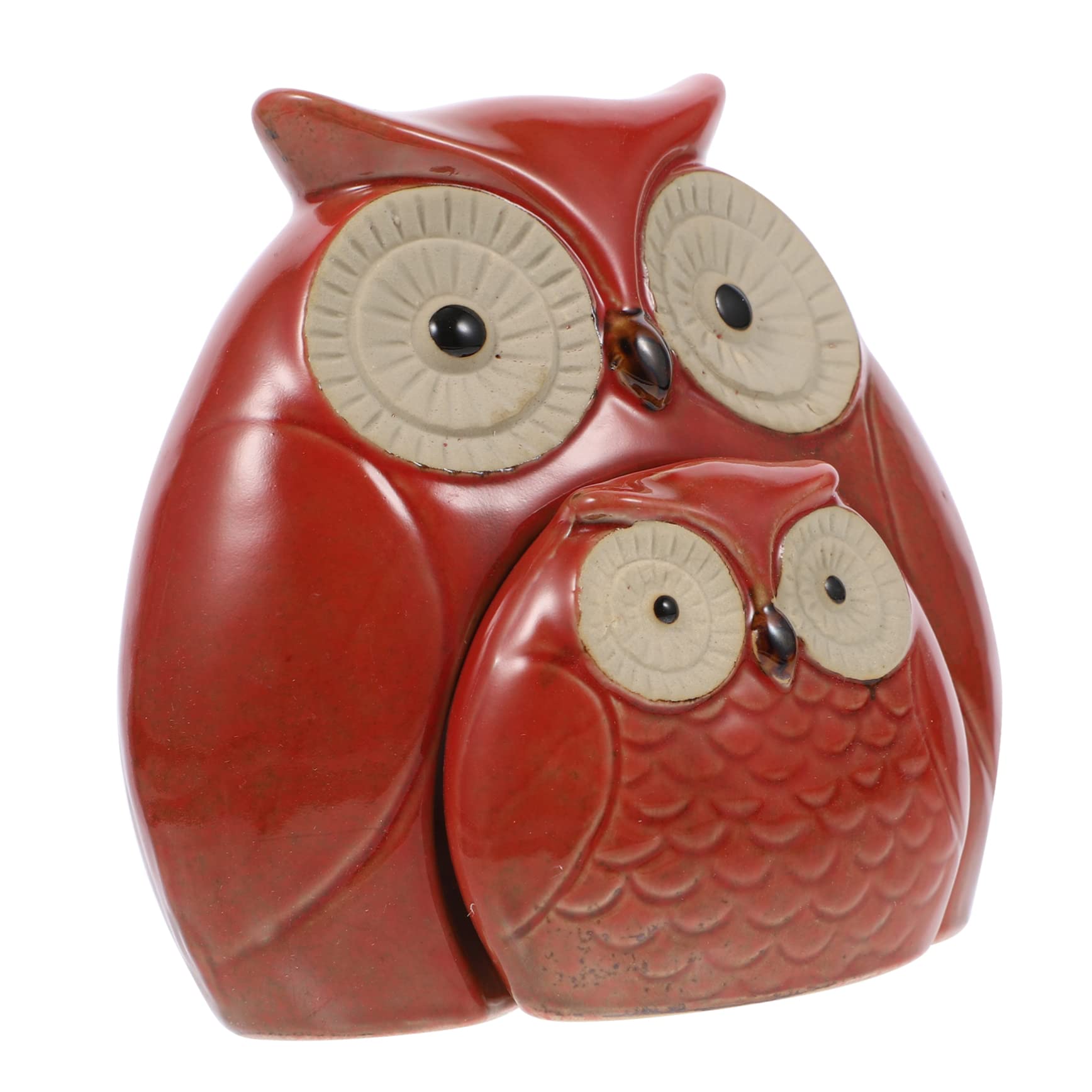 Statue hibou centre de table champêtre chic pour salon et meuble - 4