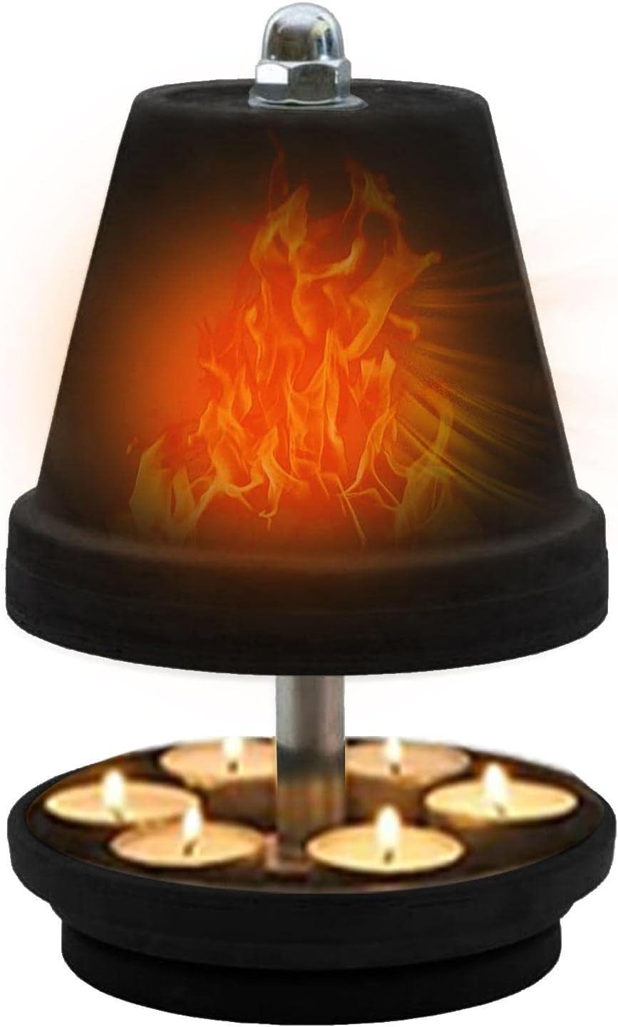 Tea Light Candle Heater Terracotta Pot Heater, Tea Light Oven Ceramic Radiator, Clay Pot
