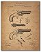 Gun Patent Wall Art Prints - Set of 4 Antique Firearm Photos - Smith and Wesson - Samuel Colt