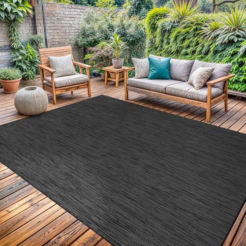 Washable Indoor Outdoor Rug 5x7 Weather Resistant...