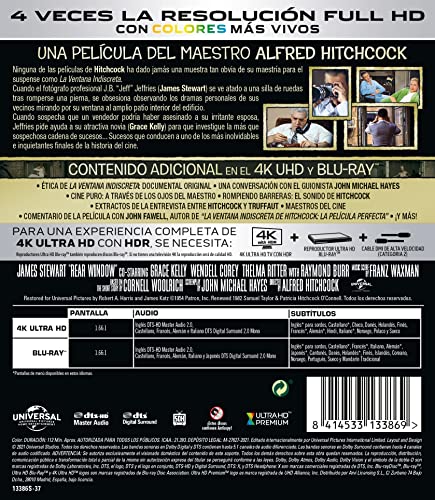 La ventana indiscreta 4K un chef-d'œuvre idéal à offrir en cadeau