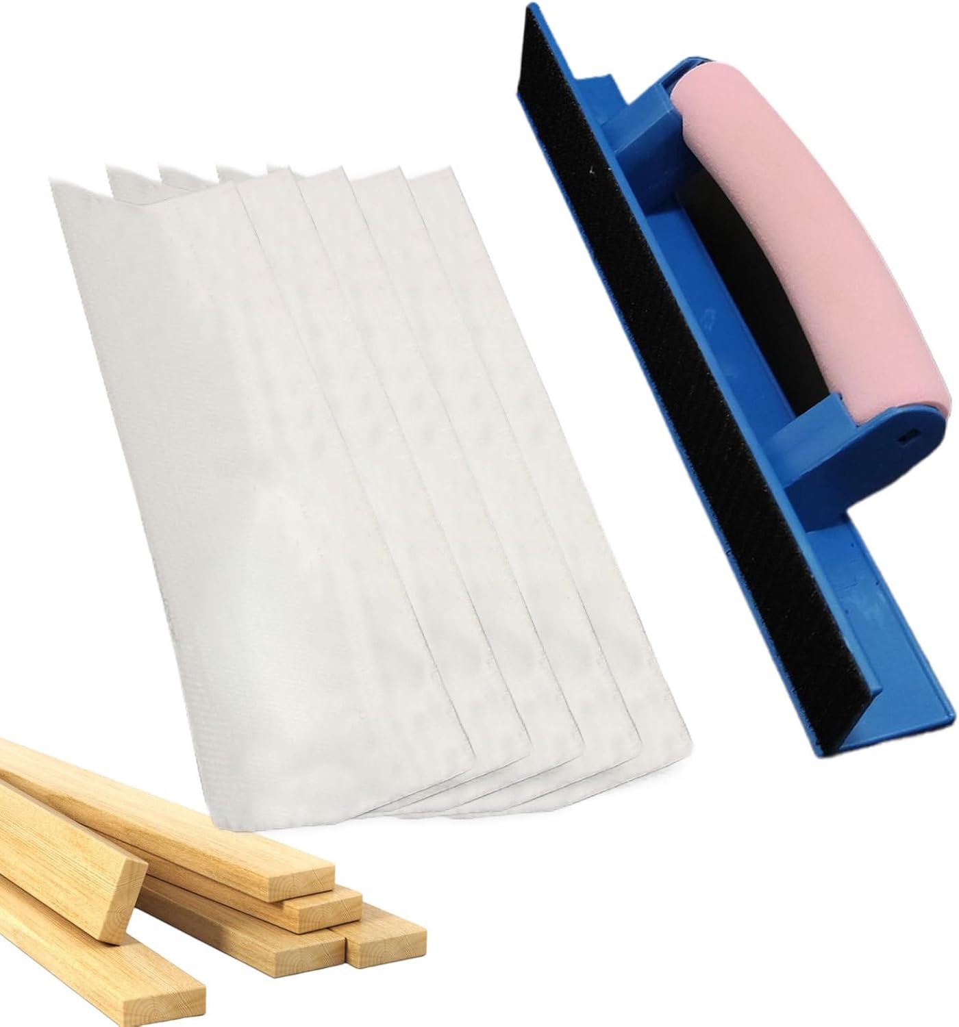 Detail Sander - Sanding Kit Precision Wall Sanding Kit - Handheld Gadget With 50 Sheets Sandpaper Set For Beginners Crafting Art Work Furniture Wall Home