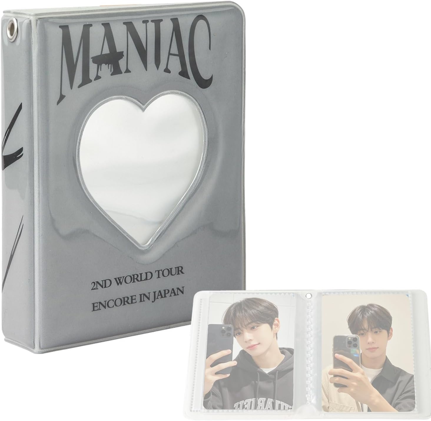 SK-Z Photocard Holder Book, Photocard Binder with 36 Pockets,Small Photocard Holder Book for Stray fans Collect Photos