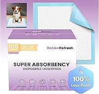 Vista 8 de 50 almohadillas desechables súper absorbentes XL de 30 x 36 pulgadas, secado rápido a prueba de fugas para múltiples usos para bebés, almohadillas