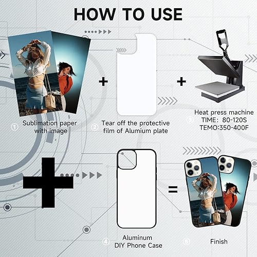 Miniatura 5 de Funda de 5 piezas en blanco de sublimación compatible con iPhone 11 Pro Max en blanco, funda personalizada imprimible para teléfono, TPU suave +