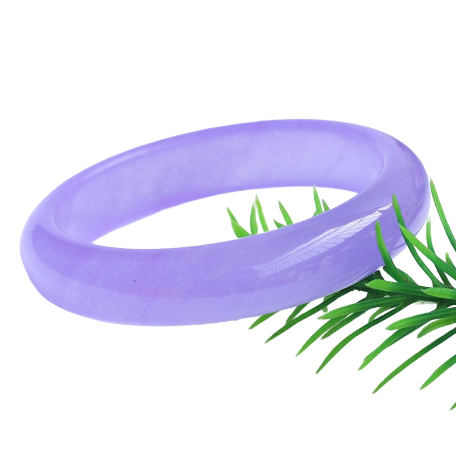 Jade Bangle Bracelet for Women: Lavender Jadeite Jade Bracelet 58mm-62mm, Good Luck Gifts, Natural JadeHandmade Bracelets