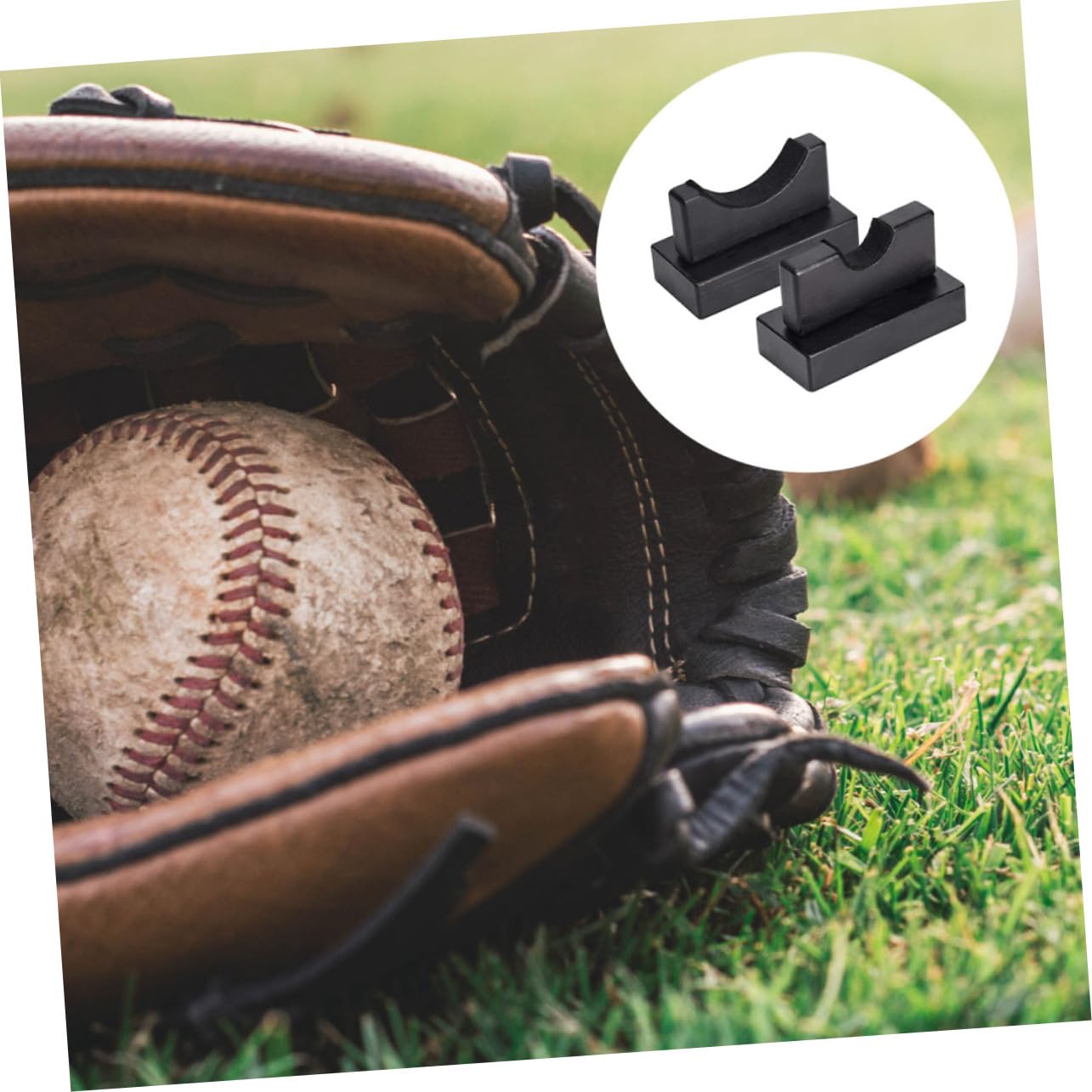 Wooden Bat Rack Baseball Bat Display Rack Stand Multi-use Bat Storage Stand Black Bat Bases