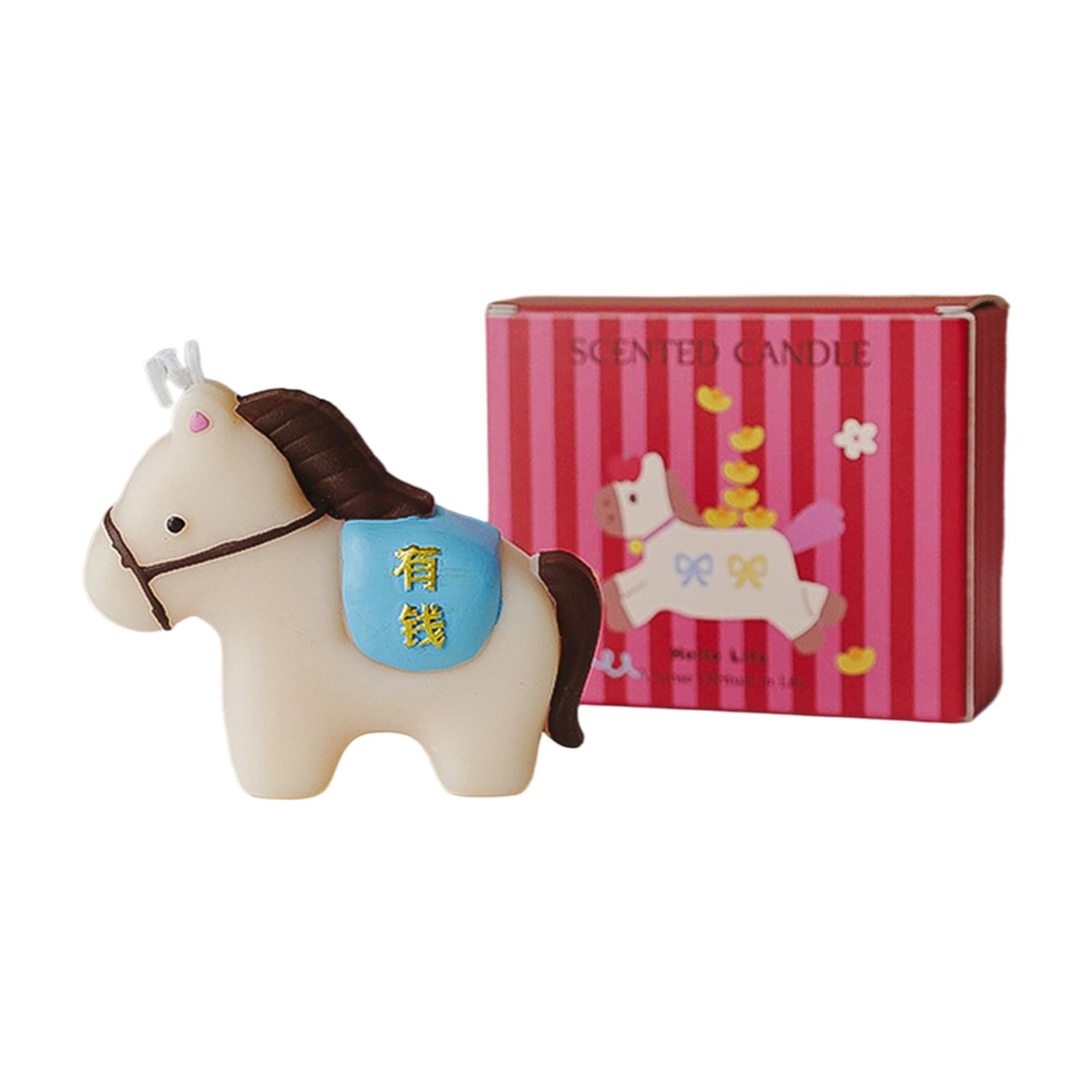 LUCKGONI Elegant Horse Themed Scented Candle For Home Decoration And Relaxation With Natural Scent