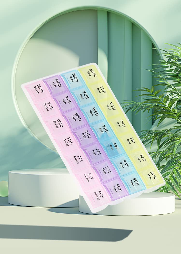 YouBella Jewellery Organiser Medicine Organizer Pill Organizer Reminder Storage Box 28 Days