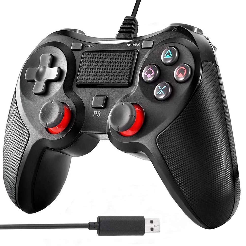 Wired Ps4 Controller Aodot Dual Vibration Shock Wired Games