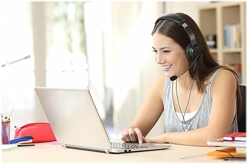 Miniatura 45 de Kensington Auriculares USB de alta fidelidad con micrófono (K97601WW), color negro