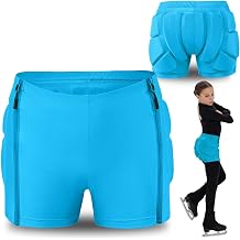 Kids Zip-on Zip-Off Padded Shorts for Snowboard Ski Figure Skating, Children Youth 3D HIPS Pants Proteciton for Tailbone&Butt