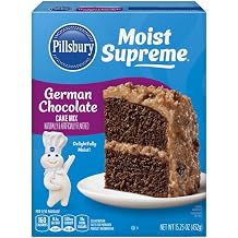 Pillsbury Moist Supreme Premium Cake Mix, German Chocolate, 15.25 oz - Palatize Pack of 2