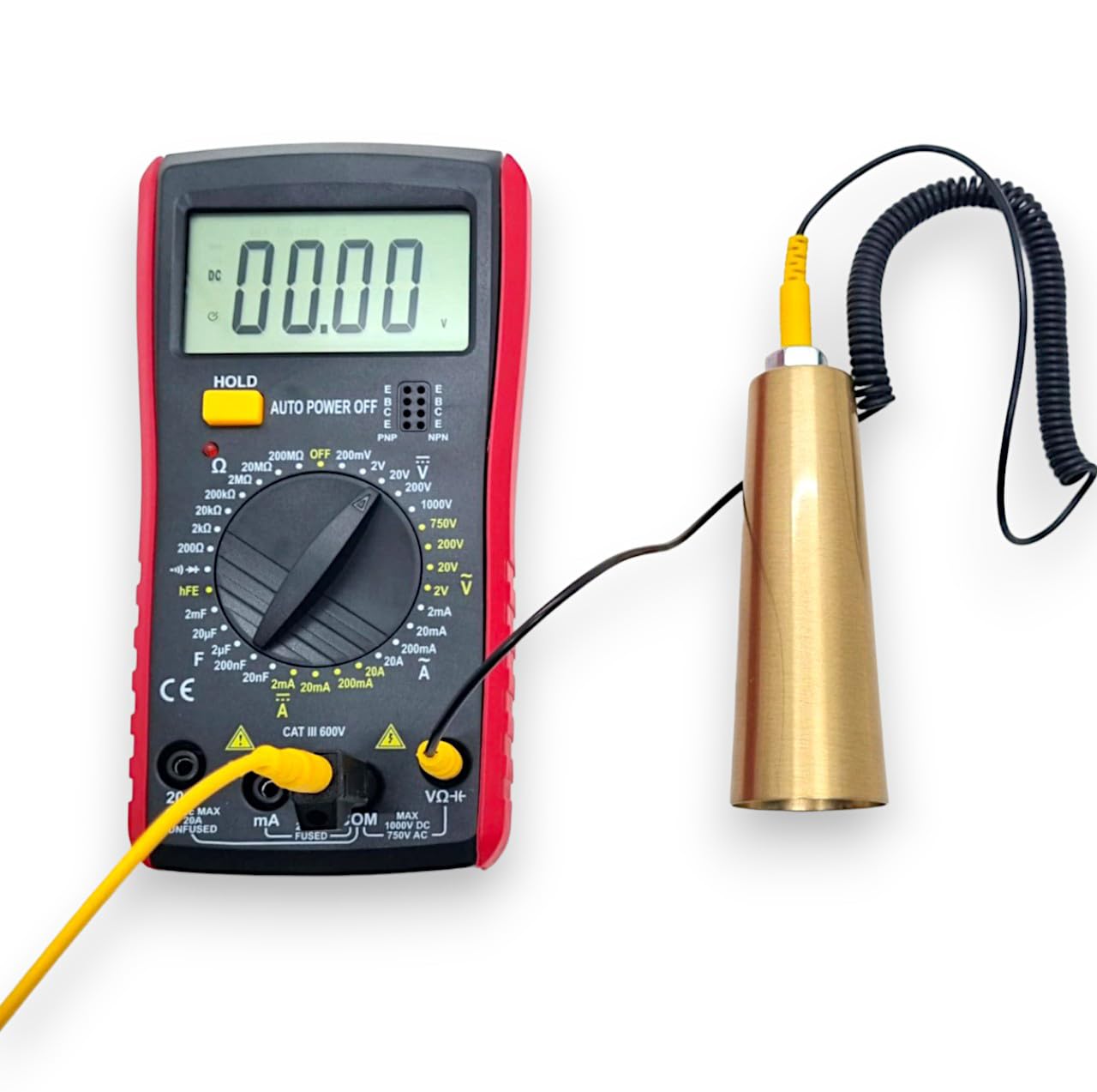 Testeur de tension induite | Mesure de la tension induite dans le corps | L'outil indispensable pour mesurer et détecter les champs électriques basses fréquences