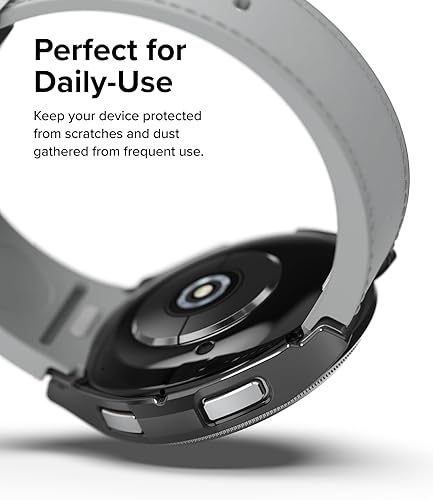 Miniatura 7 de Ringke Funda delgada material antiamarilleopaquete de 2 compatible con Samsung Galaxy Watch 6 Classic (1.654 pulgadas), funda transparente sólida