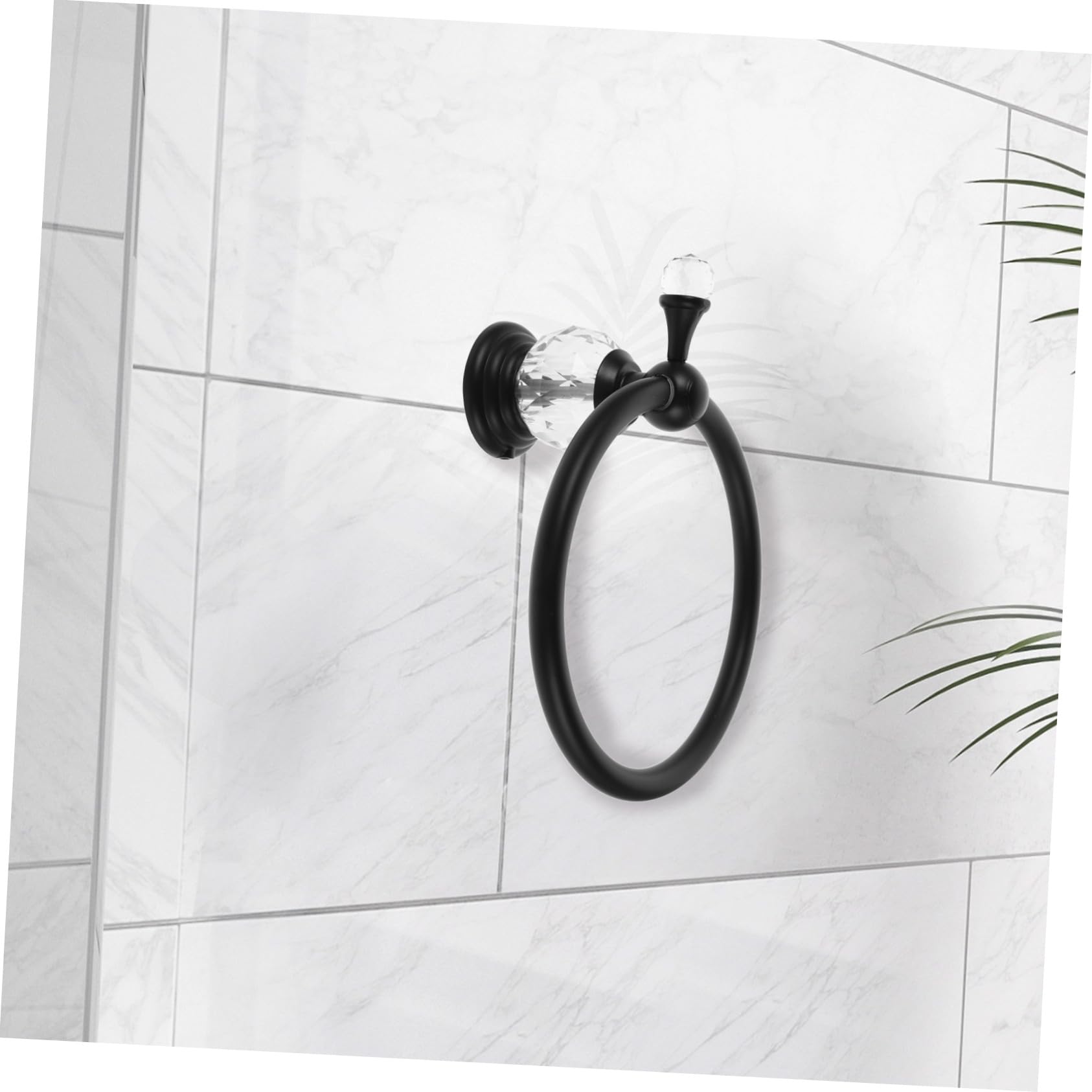 Toallero de Baño de Montaje en Pared Toallero de Pared de Aleación de Zinc Diseño Redondo Alta Resistencia para Baño y Cocina