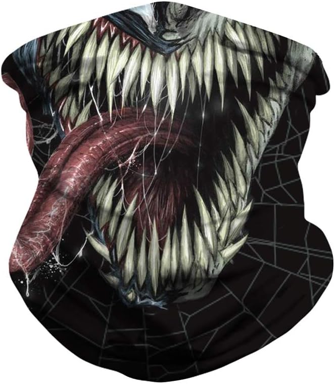 Unisex Seamless Bandana Neck Gaiter Tube Mask Headwear for Women Men Face Scarf