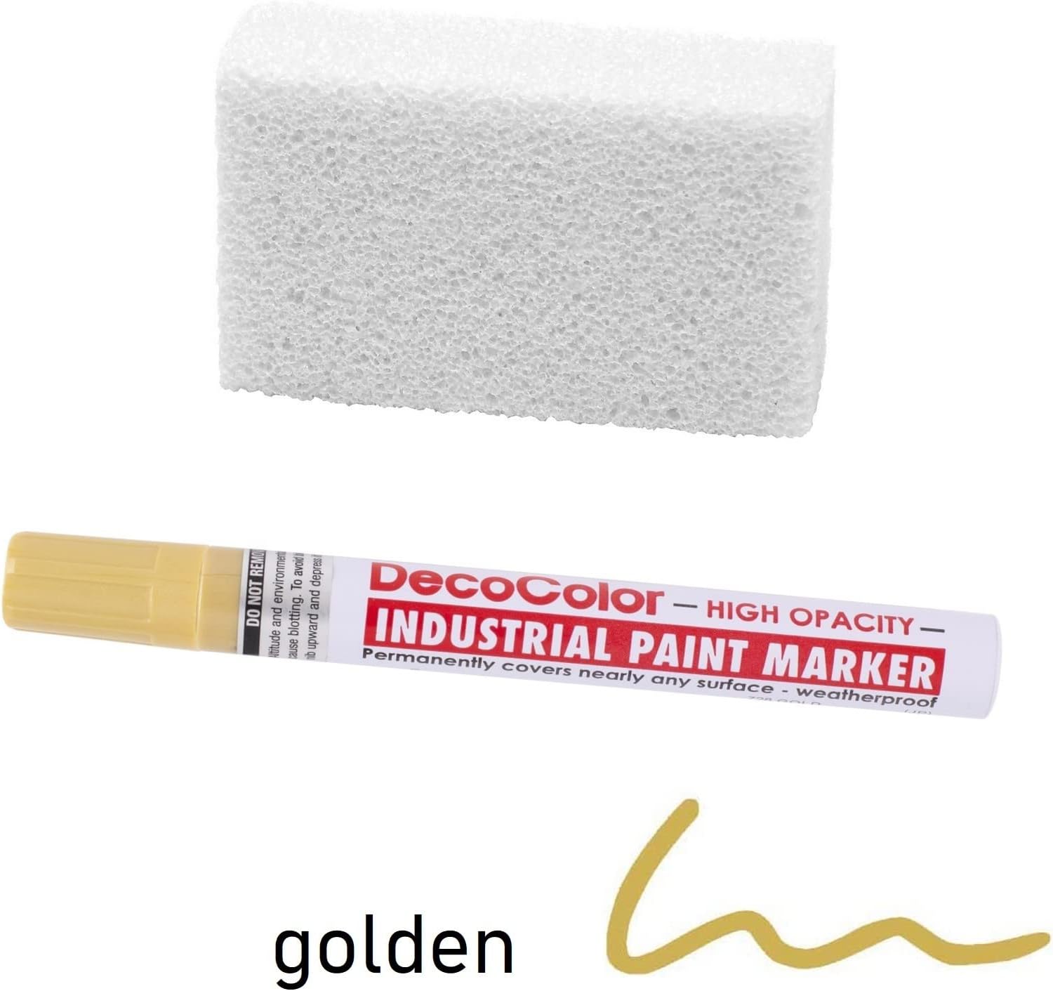LEVIATAN Headstone Inscription Restoration Kit, Gold Oil Markers
