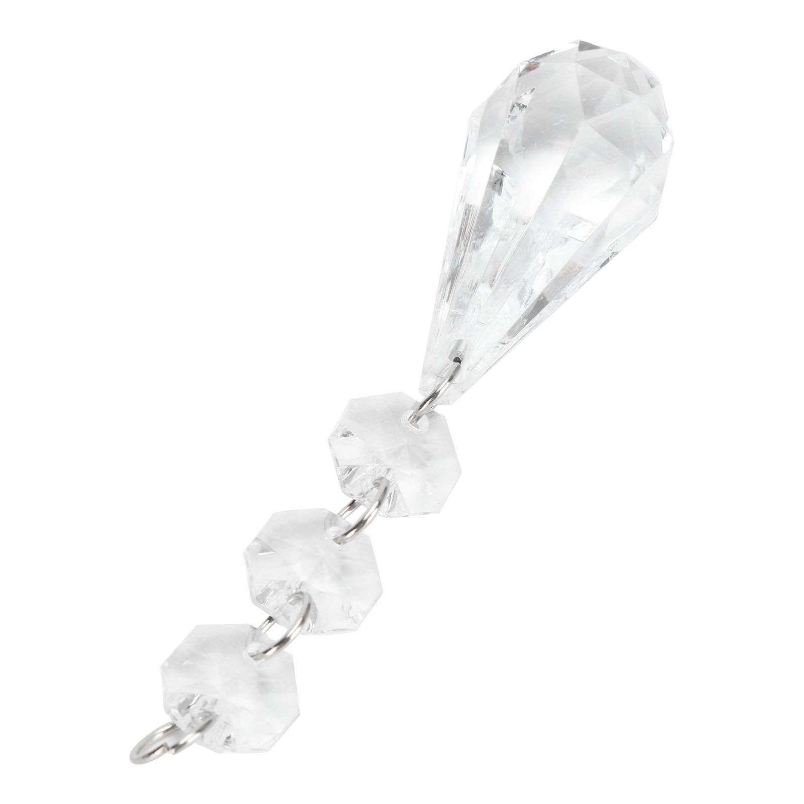 Lustre De Larmes En Cristal K9 Transparent - 10 Pièces Pour Décoration Intérieure, Mariage, Noël