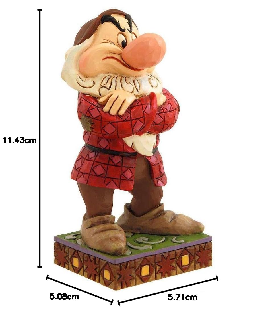 Enesco Disney Traditions Designed by Jim Shore Grumpy Figurine 4.5