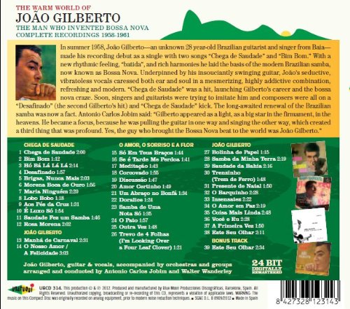 Miniatura 2 de The Warm World Of Joao Gilberto - The Man Who Invented Bossa Nova Complete Recordings 1958-1961