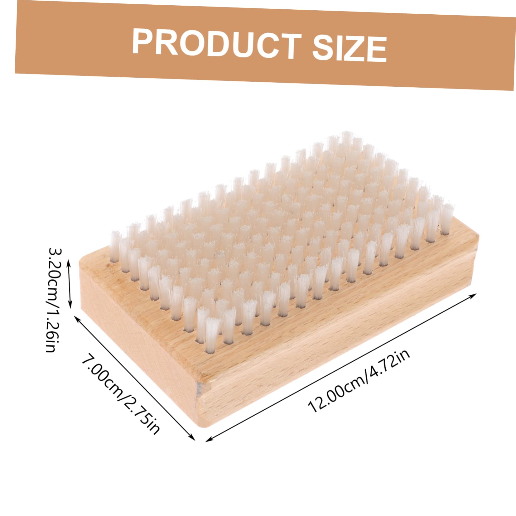 FOYTOKI Ski Brush Snowboard Wax Removal Tool Design Durable Nylon Bristles Snowboarding Cleaning Brush