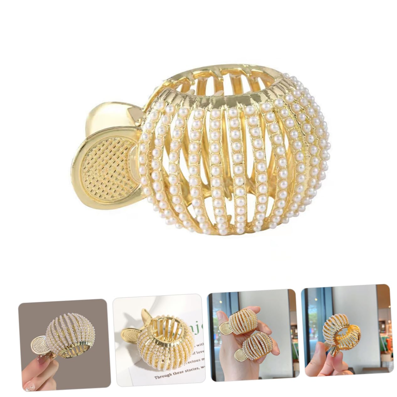 Didiseaon 5pezzi Fermaglio Per Decorativo Clip Per Ponytail Accessorio Per Cerimonie e Speciali Per Matrimonio e