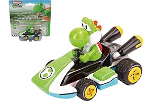 Carrera Pull & Speed 15818406 Official Licensed Mario Kart Yoshi Pull Back Racer