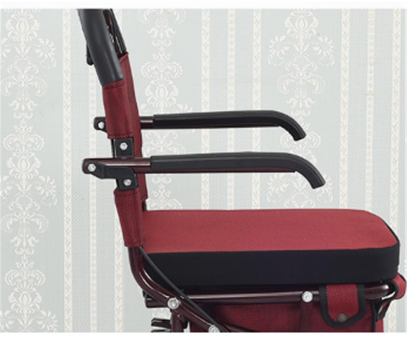Wózki, Foldishoppitrolley sklep spożywczy Shoppicart Lekki składany wózek inwalidzki do Shoppiand Travelishoppitrolley Foldishoppicart (90 x 55 x 50 cm) / Rosso/90 * 85 * 55 cm
