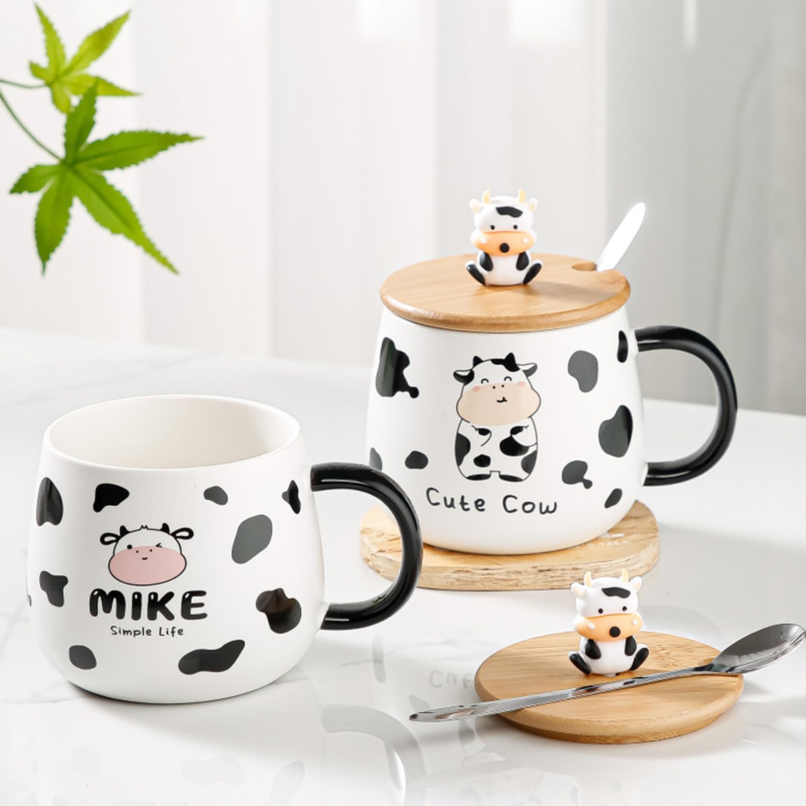 Nuenen Kuh Geschenkset Für Damen – Inkl. Tasse, Anhänger, Socken, Knetspielzeug & Grußkarte