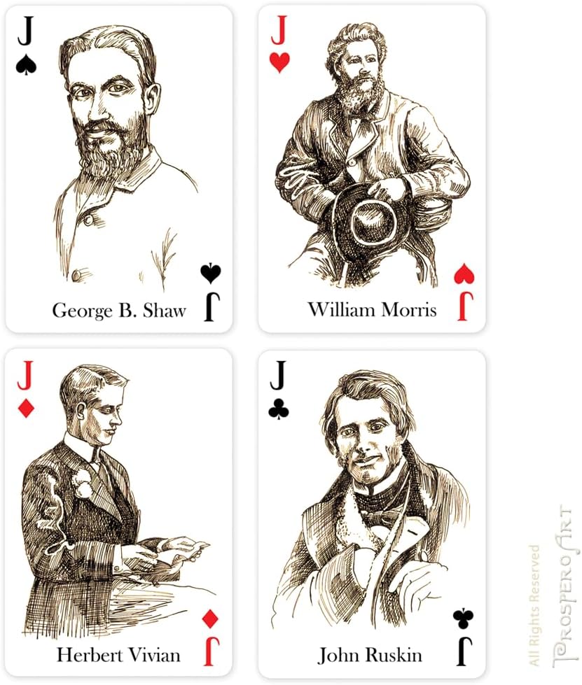 Prospero Art Oscar Wilde Playing Cards