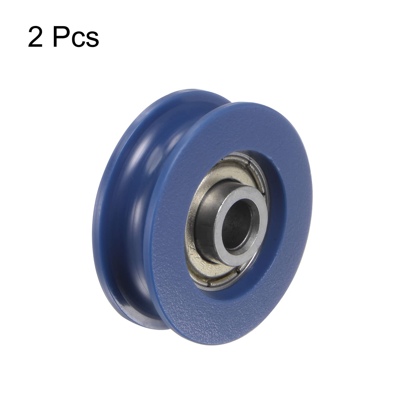 sourcing map 2pcs U Type Rainure Poulie Nylon Enduit Rouleau Roulement 5x23x7.5mm U Rainure Guide Roue pour Portes Fenêtre ou Conduite Mécanique Équipement, Noir sourcing map 2pcs U Type Rainure Poulie Nylon Enduit Rouleau Roulement 5x23x7.5mm U Rainure Guide Roue pour Portes Fenêtre ou Conduite Mécanique Équipement, Noir