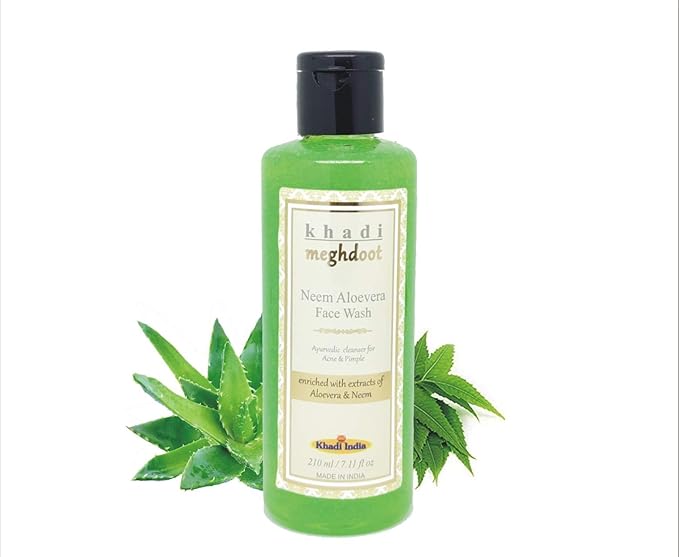 KHADI MEGHDOOT Neem Aloevera Face Wash Enriched with Extracts of
