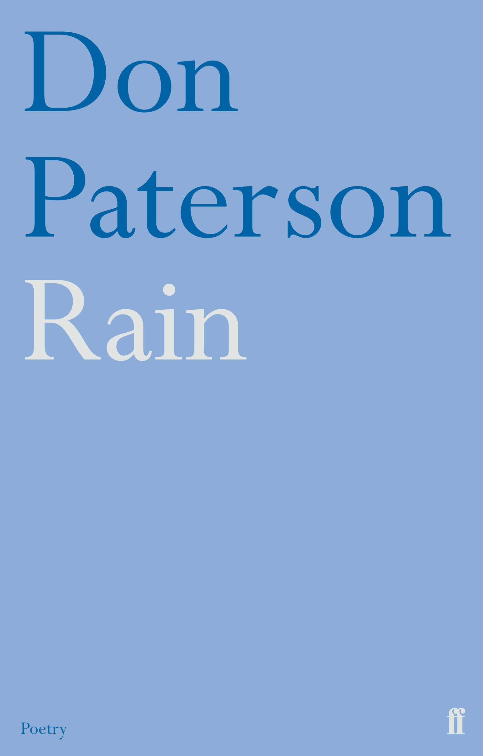 Rain,Don Paterson- 9780571251742