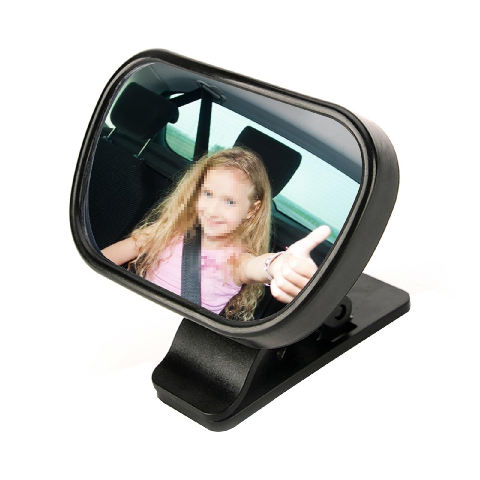 Miroir de voiture banquette arrière convexe incassable bébé enfants rétroviseur 2 en 1 verre rétroviseur d'aile porte