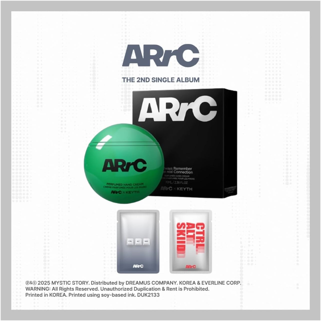 ARrC CTRL+ALT+SKIID 2nd Single Album with Tracking Sealed (SKIID Version)