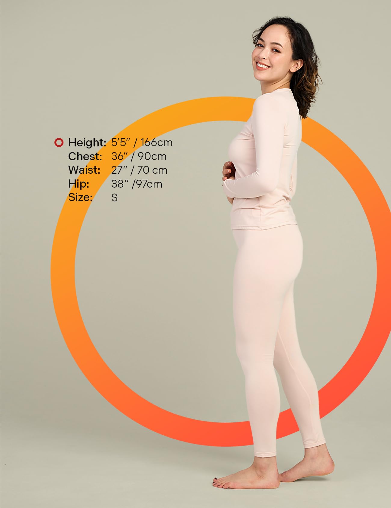 LAPASA Completo Termico Donna Fodera in Micropile Calore Base L17 - Abbigliamento Intimo Invernale Maglietta Pantaloni Calzamaglia Tuta Sci Trekking