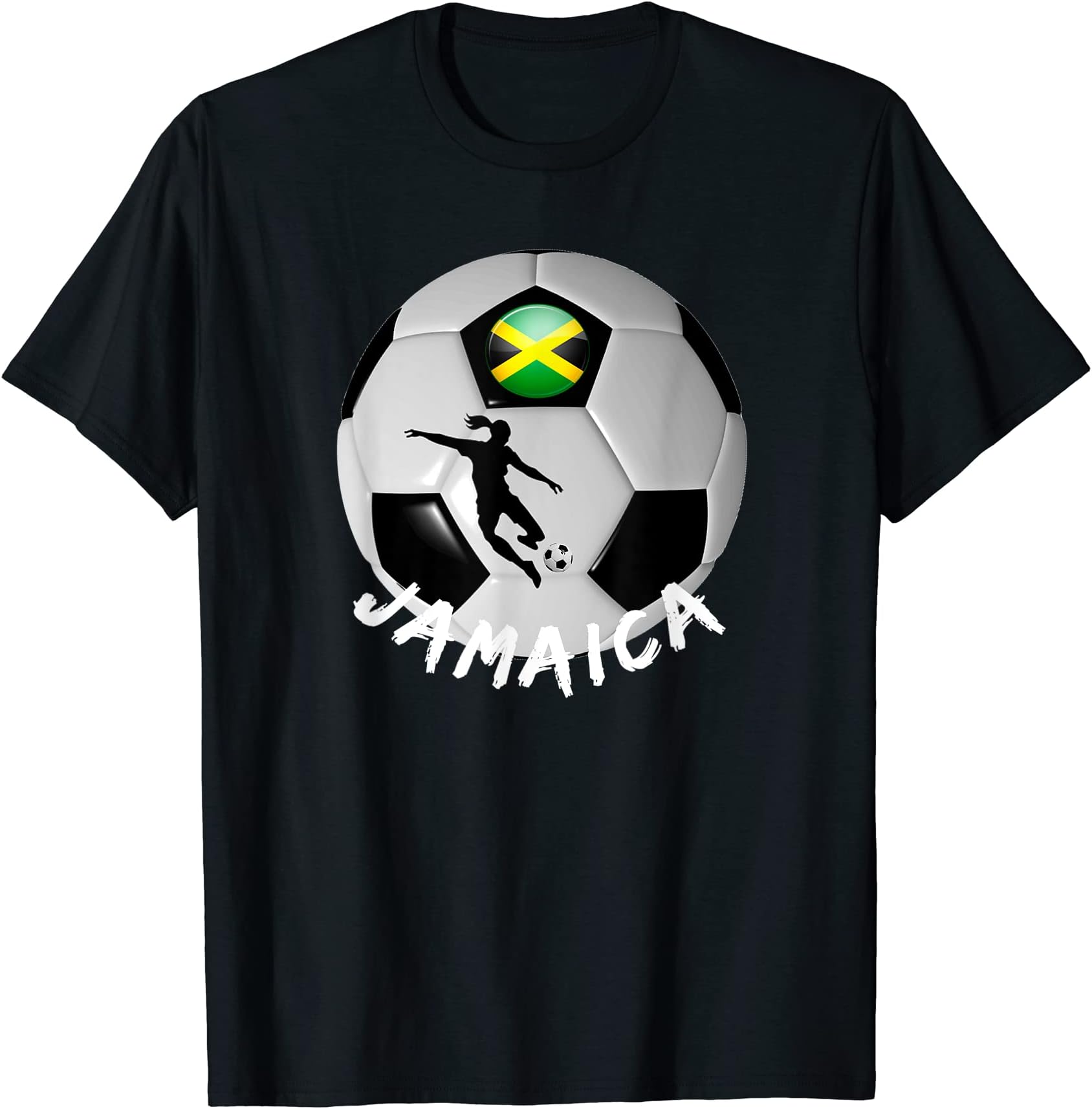 Jamaca's Best Female Soccer Players Reggae Girlz T-Shirt T-Shirt