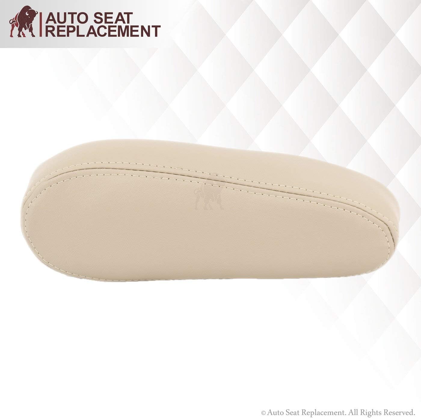 2000 2001 2002 GMC Yukon XL XLT SLT SLE Leather Seat Cover Replacement, GMC Yukon 1500 2500 Shale Tan Vinyl Replacement Seat Cover (Synthetic Leather (Vinyl), Armrest (Fits Both Sides))