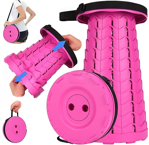 Fishboy Upgraded Collapsible Stool, 400lbs Max Weight, Lightweight But Sturdy,