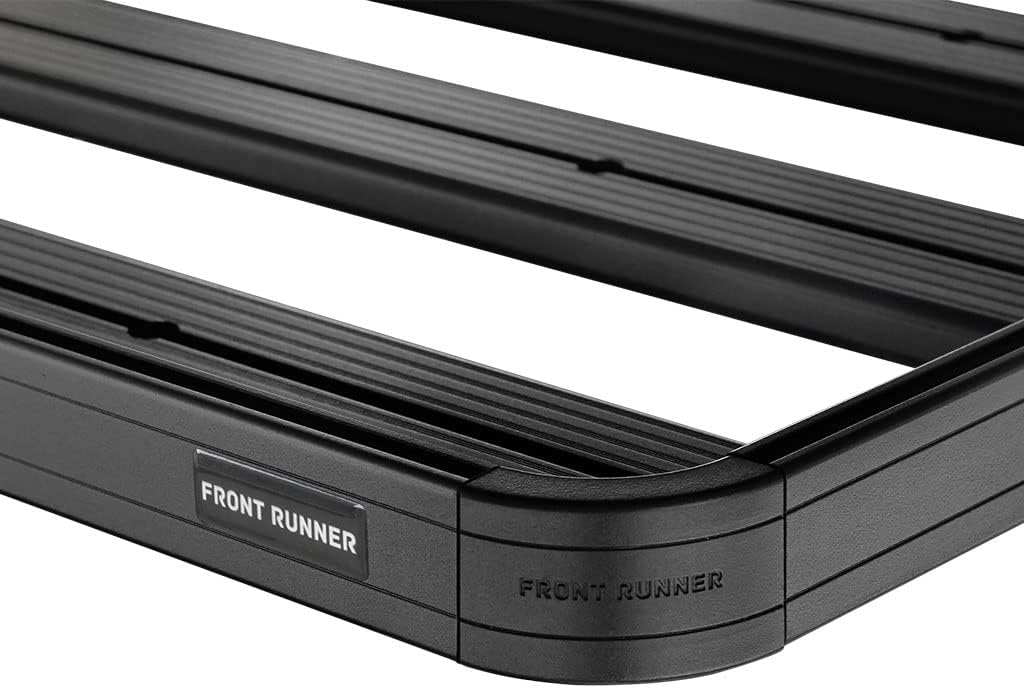 Corner detail of Slimline II tray with Front Runner logo
