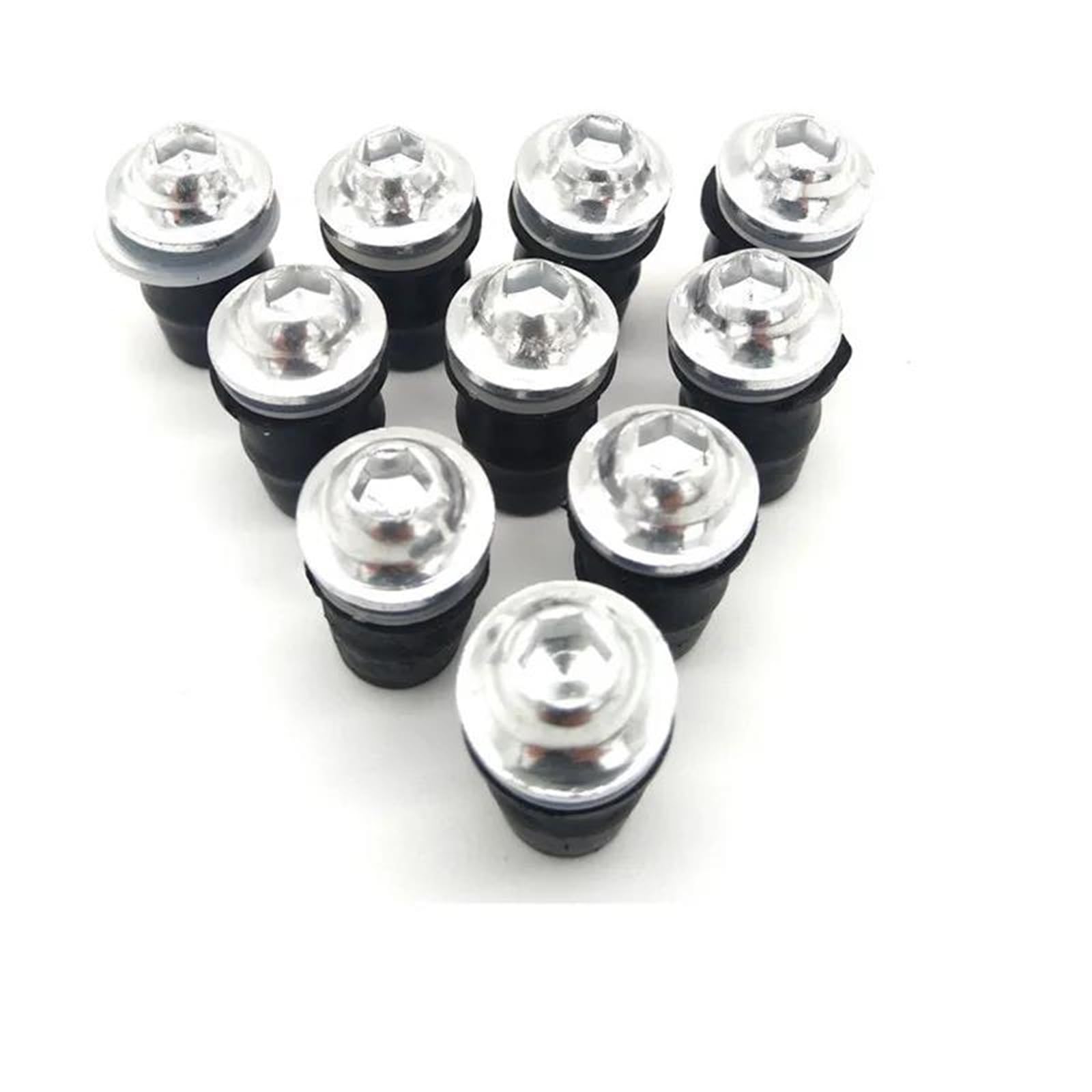 Boulons de pare-brise moto Suzuki Bandit 650 fixation bulle anti-vibration silver