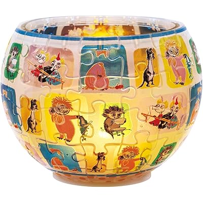 80ピースジグソーパズル ムーミン The little ones 【ランプシェードパズル】