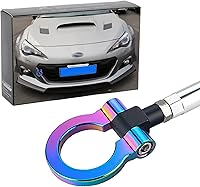 Vista 1 de x xotic tech JDM Sport Track Racing Style CNC Aluminio atornillable Gancho de remolque delantero trasero parachoques compatible con Scion FR-S