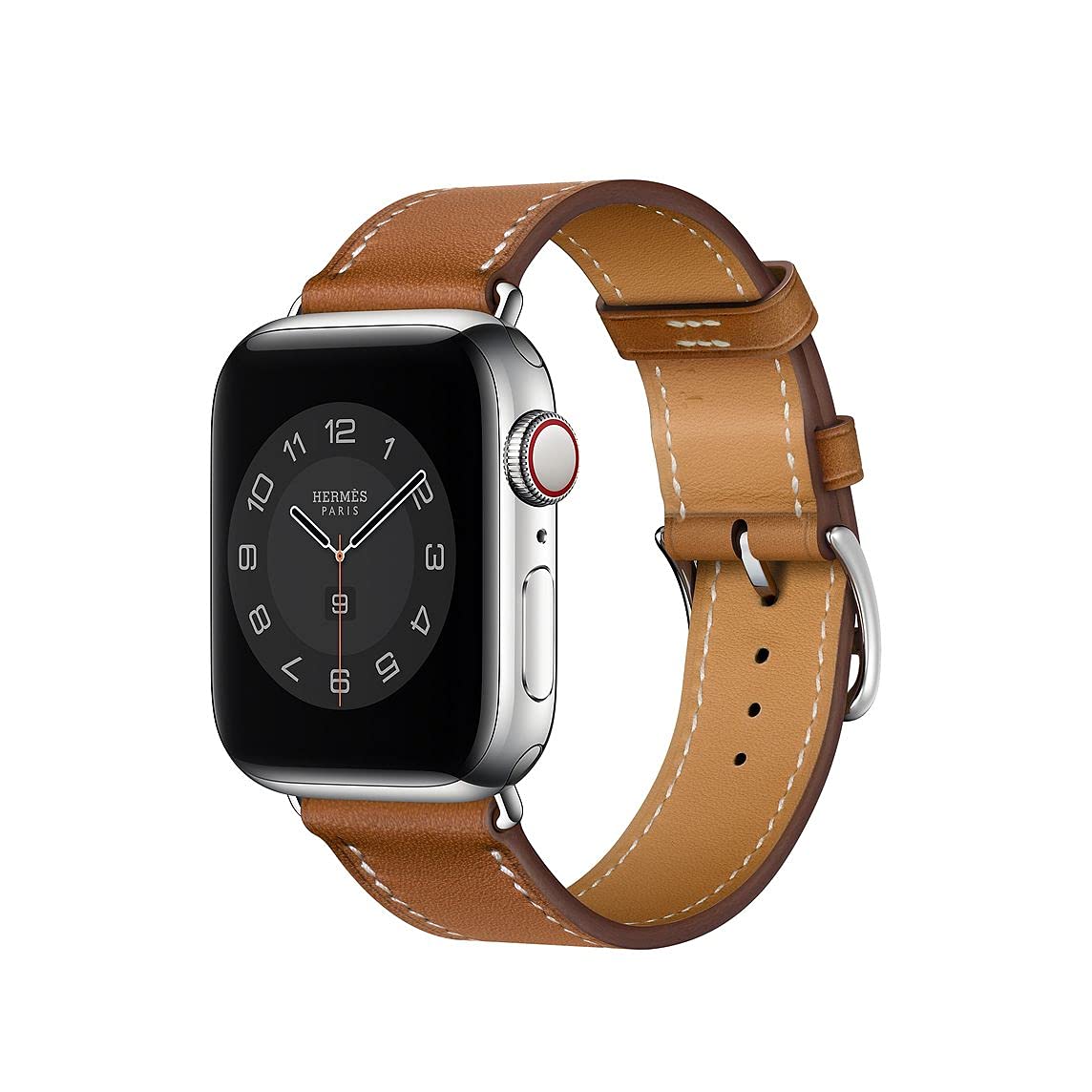 PARRA Leather Compatible Apple Watch Bands 38mm 40mm 42mm 44mm Genuine Leather Replacement Strap for Apple Watch Series 7/6 /5/4/3/2/1/ SE