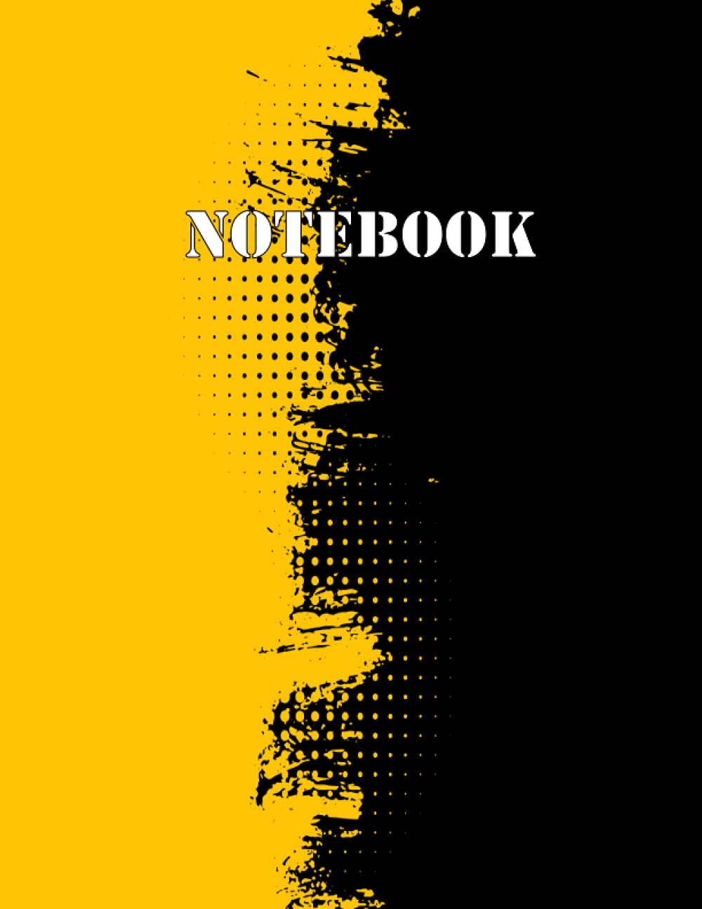 NO BS YELLOW AND BLACK NOTEBOOK: NOTEBOOK FOR STUDENTS.. TEACHER , WORKER AND ARTIST 120 College Rule Paged NotebooK ,,