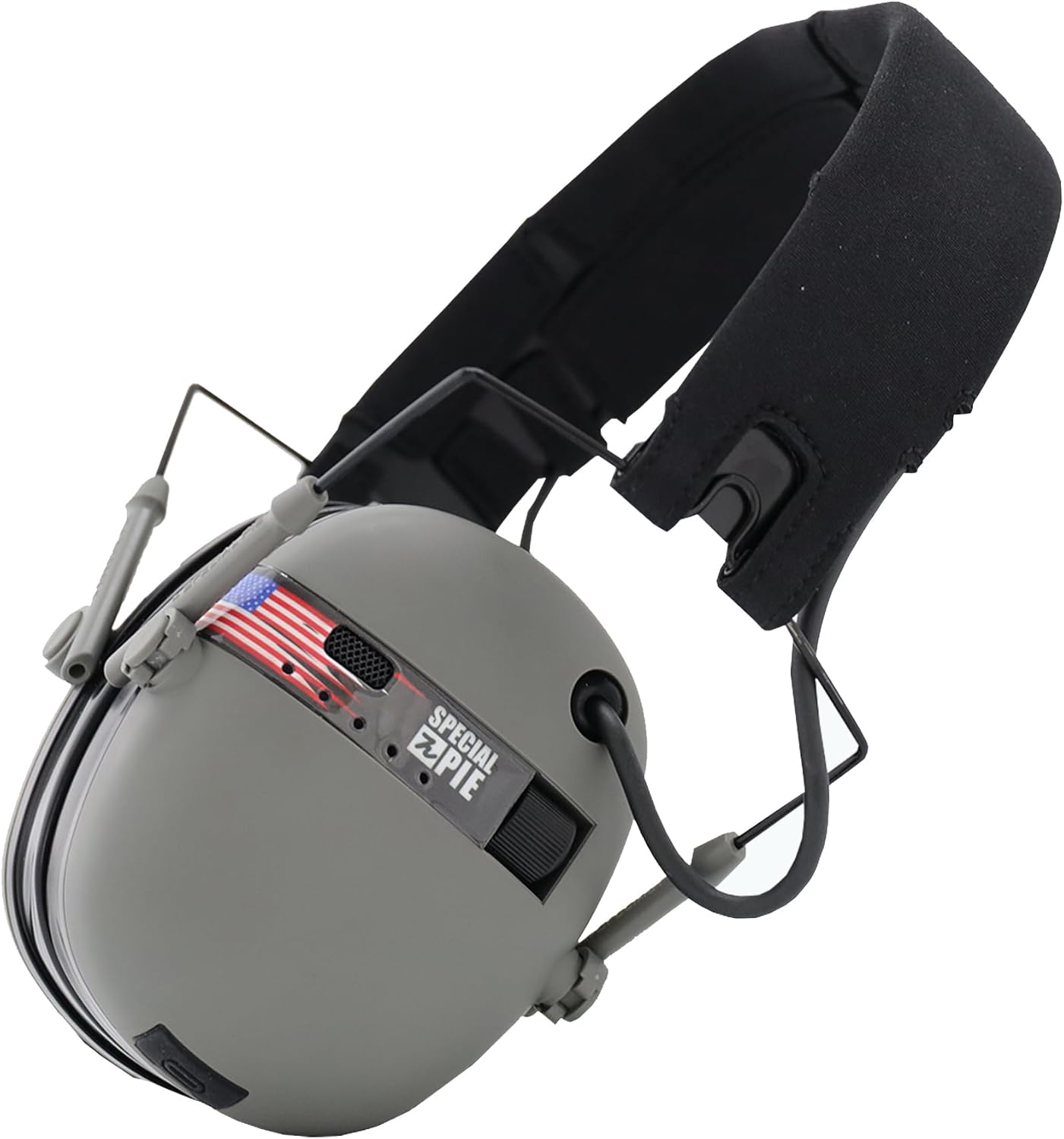 Bluetooth Shooting Earmuffs, 30dB NRR, Gel Ear Pads, Rechargeable, Customizable Stickers, AUX Input